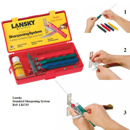 Lansky Deluxe Knife Sharpening System LKCLX