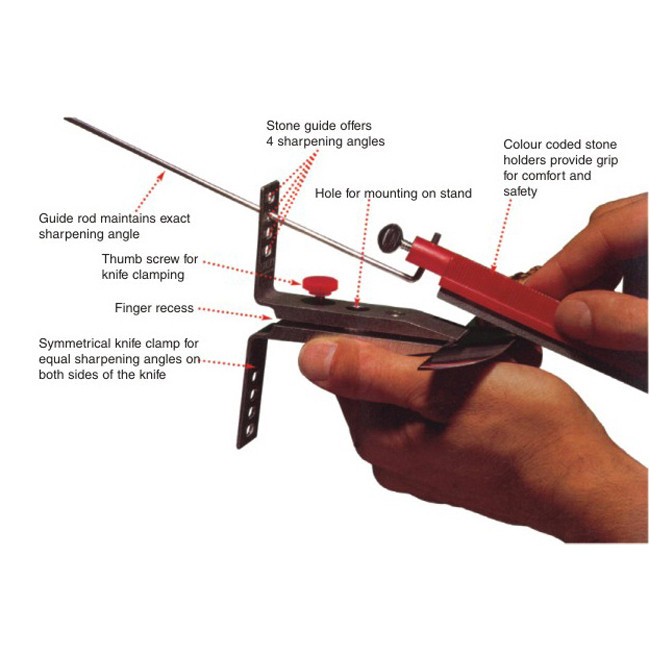 Lansky Deluxe Diamond Knife Sharpening System LKDMD
